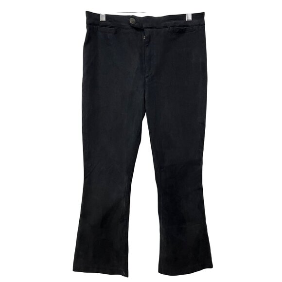 Free People Kick Flare Tencel Blend  Cropped Pants Size‎ 10 - Picture 1 of 7
